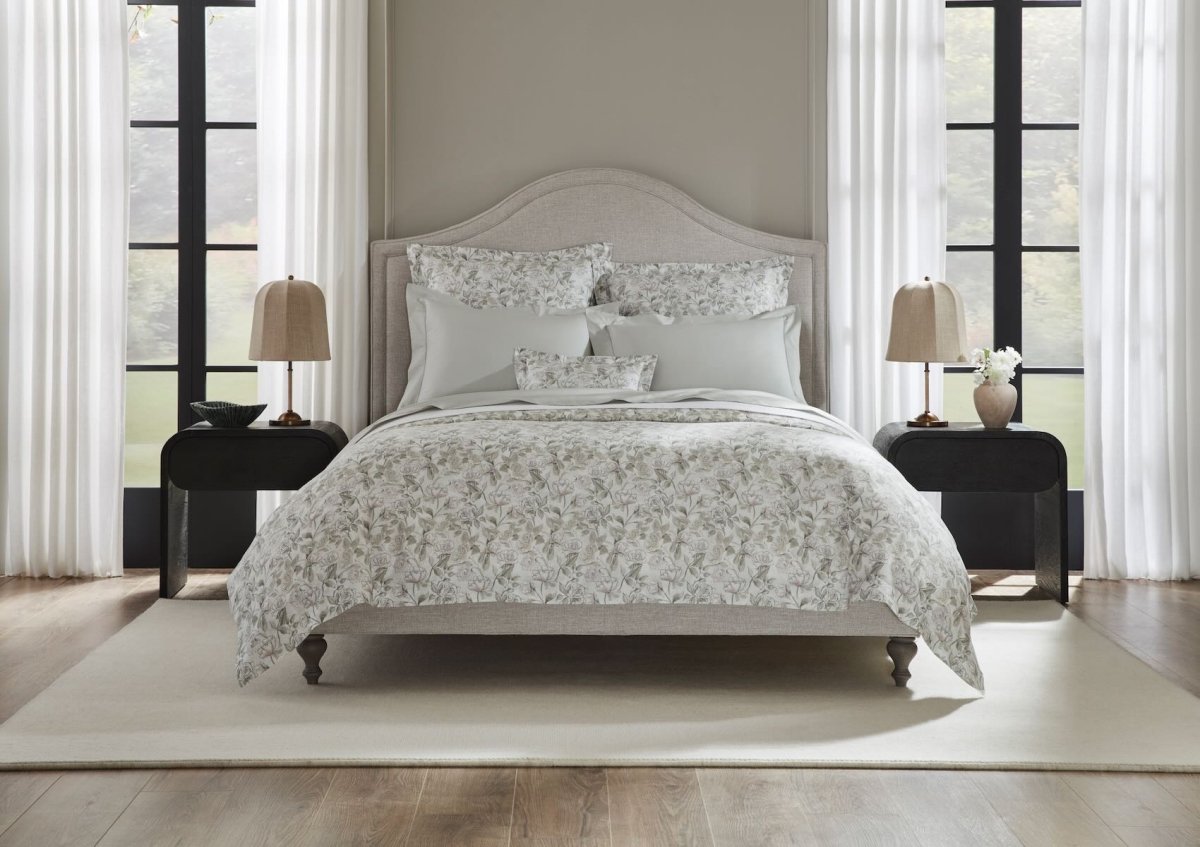 Victoria Willow King Sham 21X36 | Sferra at Fig Linens and Home