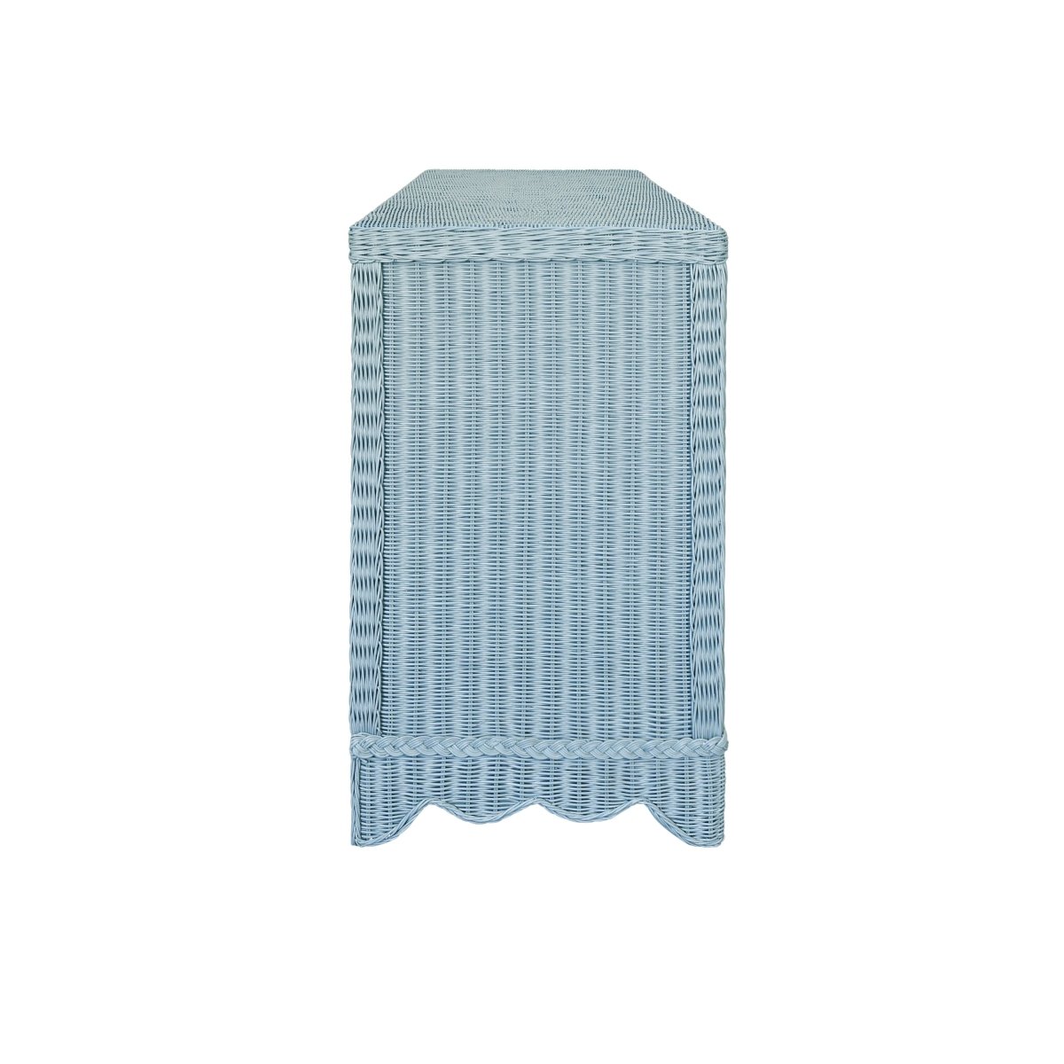 Beatrice Light Blue Buffet by Worlds Away at Fig Linens and Home - Side View