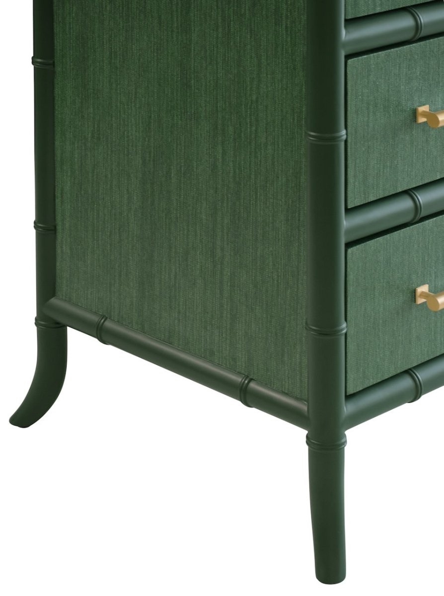 Beckett Green 4-Drawer Dresser by Worlds Away at Fig Linens and Home 7