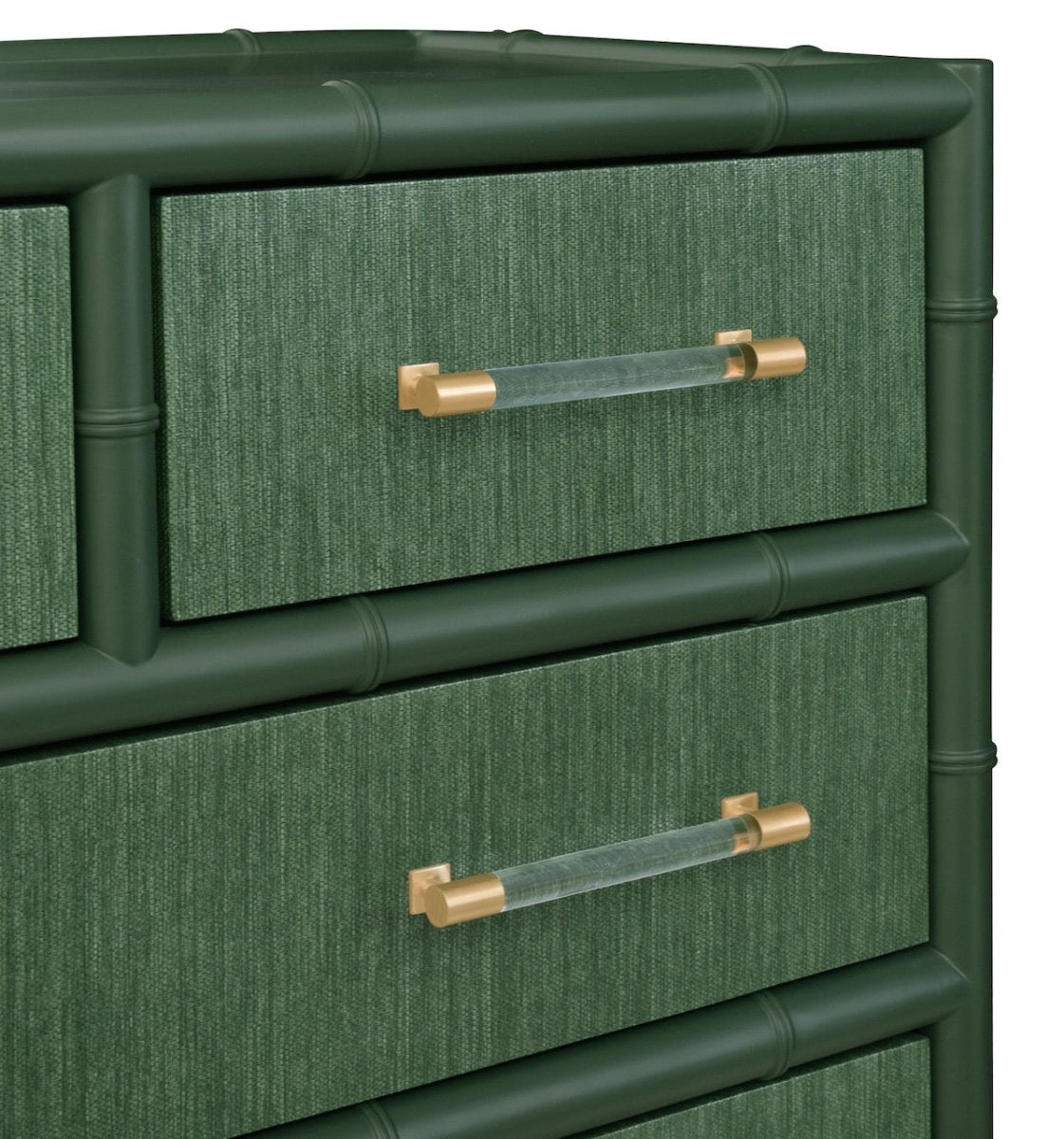 Beckett Green 4-Drawer Dresser by Worlds Away at Fig Linens and Home 5