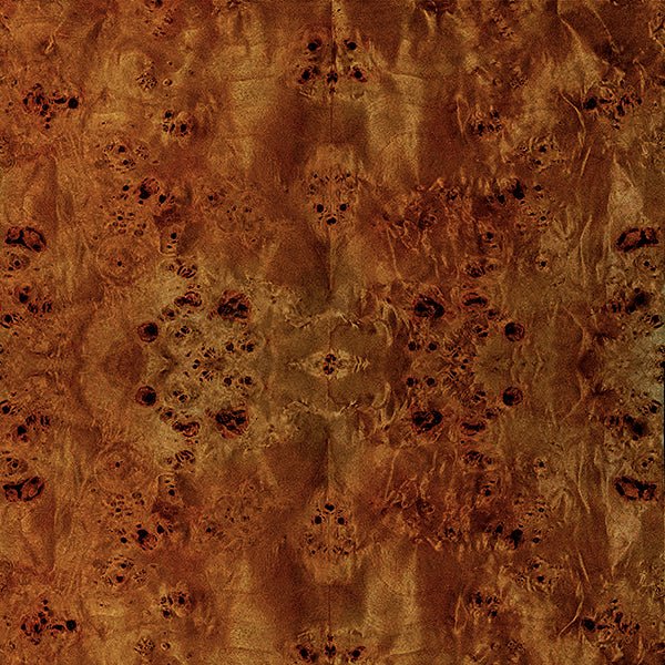 Bryce Dark Burl Wood Dining Table by Worlds Away at Fig Linens and Home - Finish Sample