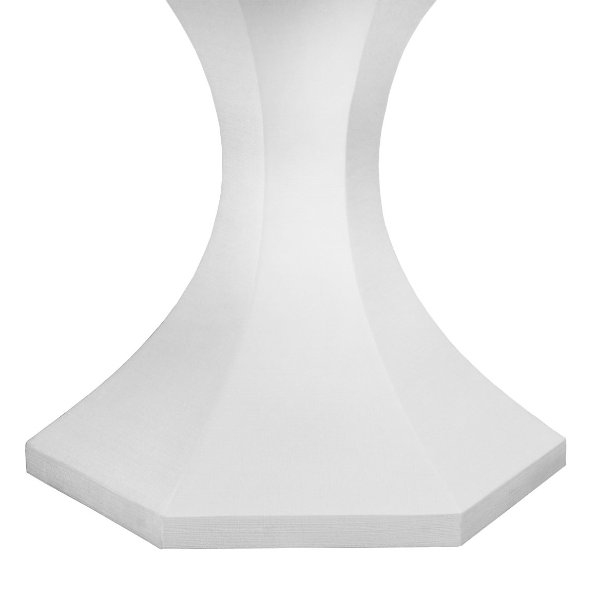 Bryce White Dining Table by Worlds Away | Pedestal Table at Fig Linens and Home - Base Detail