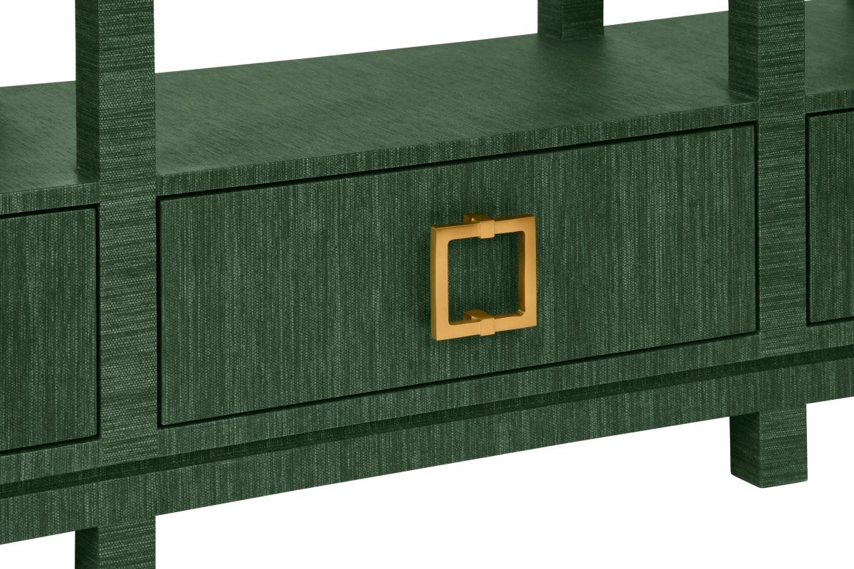 Campbell Green Console Table by Worlds Away | Detail View at Fig Linens and Home 1