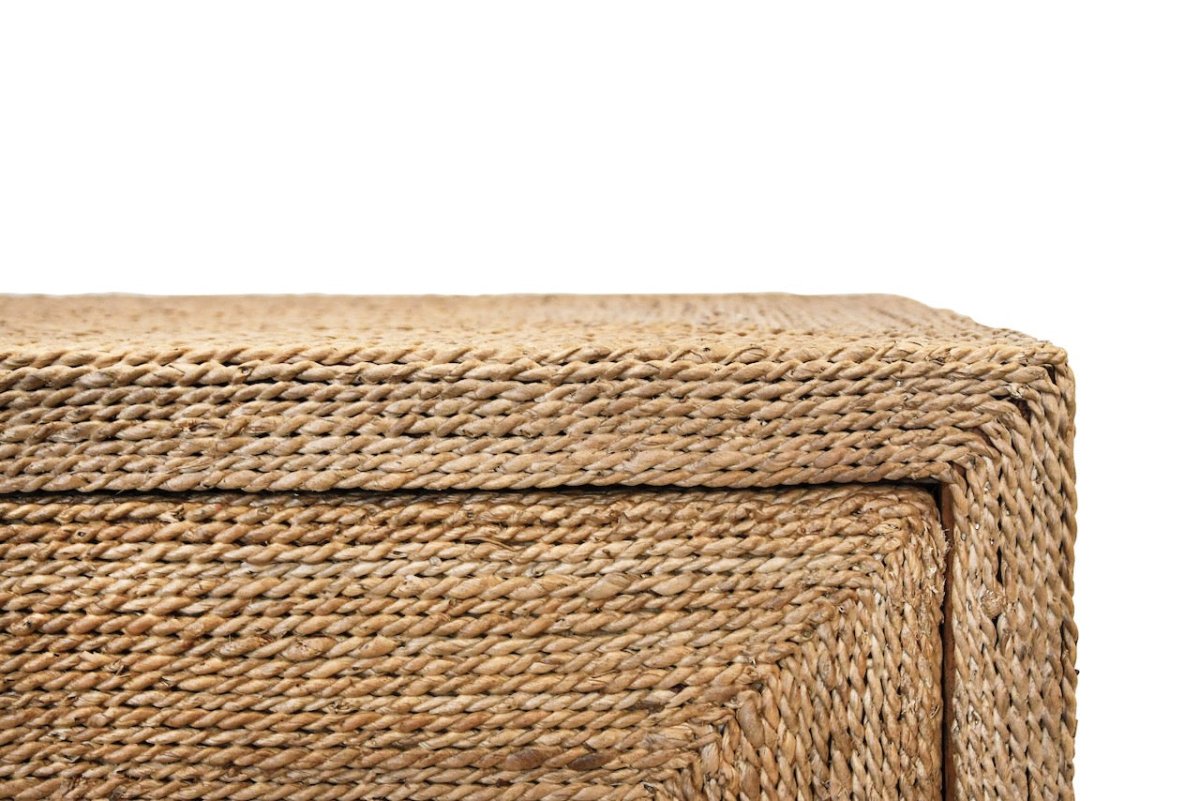 Casey Rope Buffet Cabinet | Worlds Away Dining Console at Fig Linens and Home - Rope Detail View 2