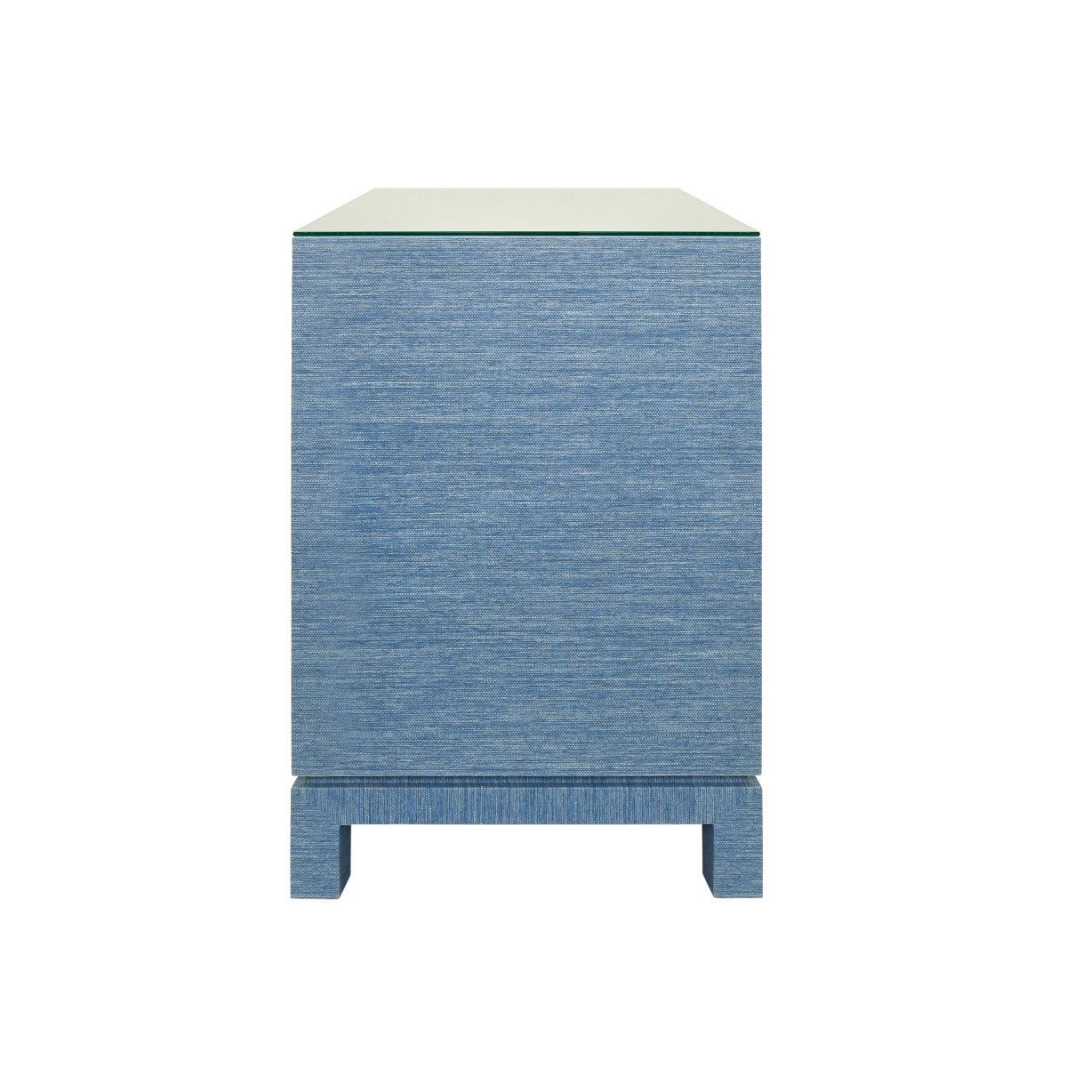 Cole Blue Side Table by Worlds Away 29"H x 28"W x 18"D Blue at FIG LINENS AND HOME 7
