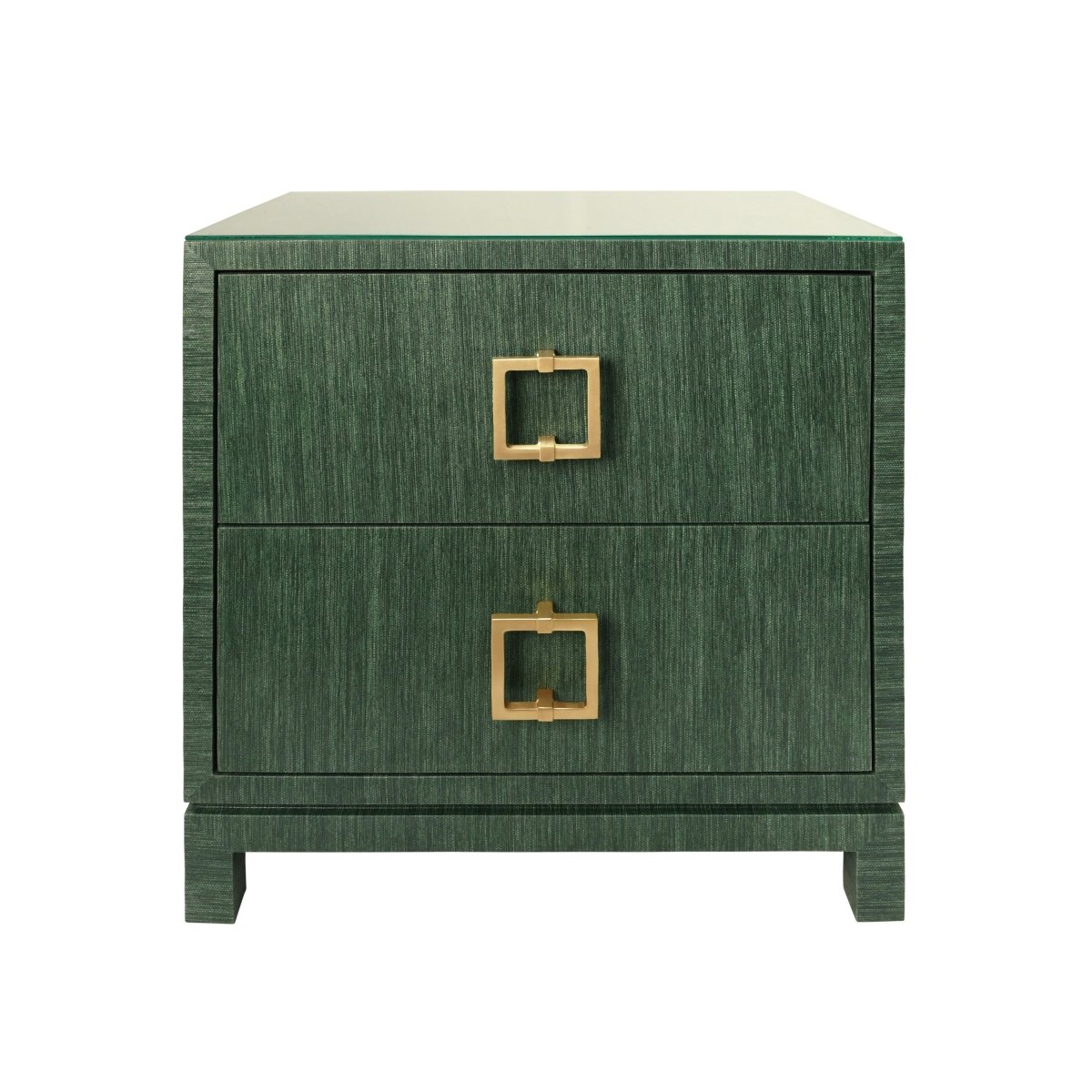 Cole Green Side Table by Worlds Away 29"H x 28"W x 18"D Green at FIG LINENS AND HOME 1