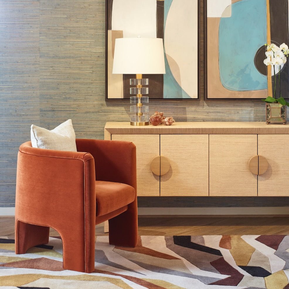 Colt Natural 4-Door Buffet Table by Worlds Away Lifestyle Photo 2