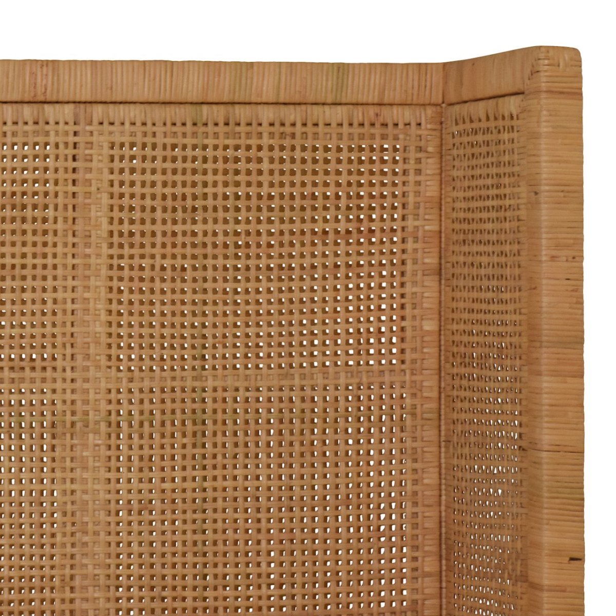 Dolly King Bed Frame by Worlds Away | Rattan Bed at Fig Linens and Home Radio-Weave View