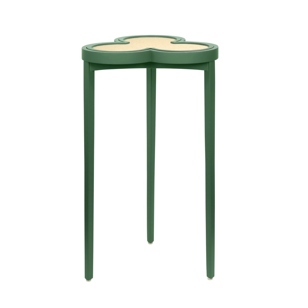 Dylan Green Cigar Table by Worlds Away | Clover-Top Drinks Table at Fig Linens and Home 3
