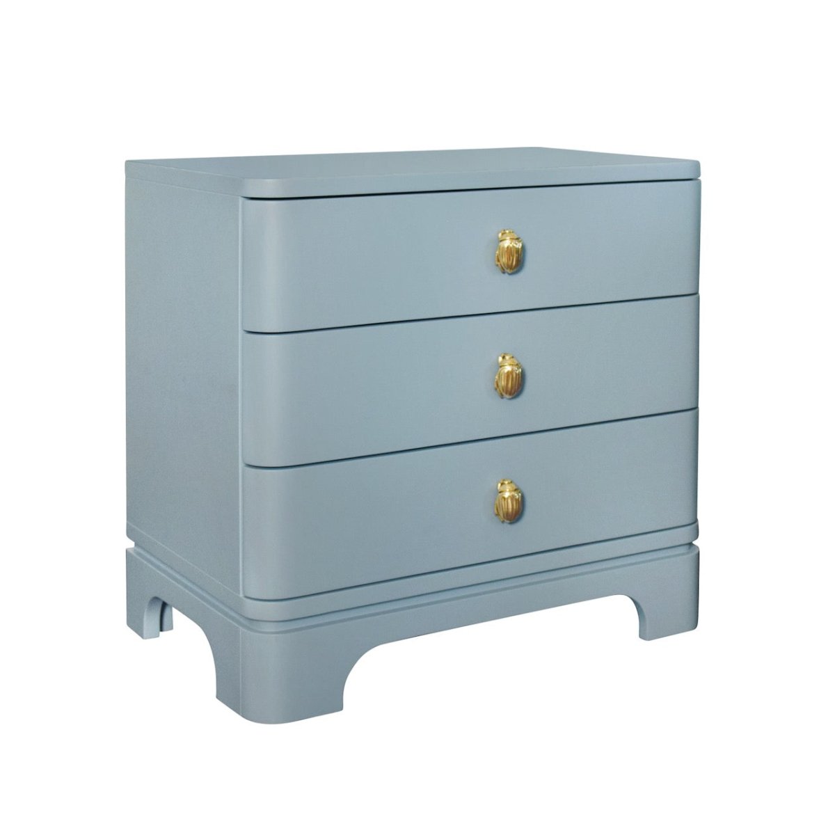Fortune Light Blue Side Table | Worlds Away Night Stands & End Tables at Fig Linens and Home 2