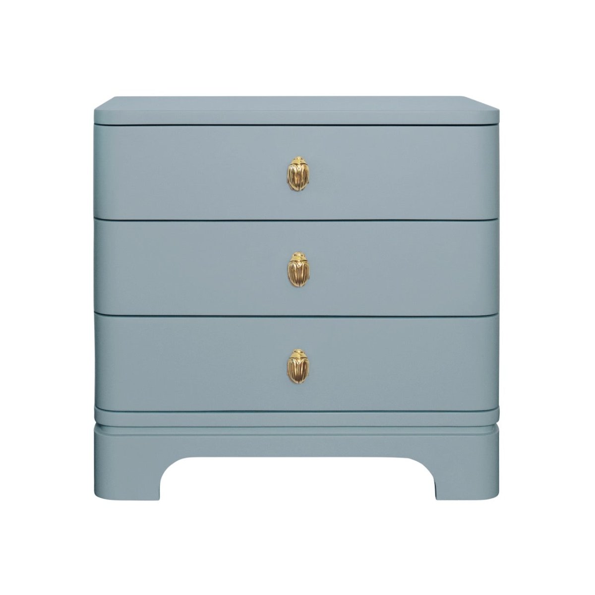 Fortune Light Blue Side Table | Worlds Away Night Stands & End Tables at Fig Linens and Home 1