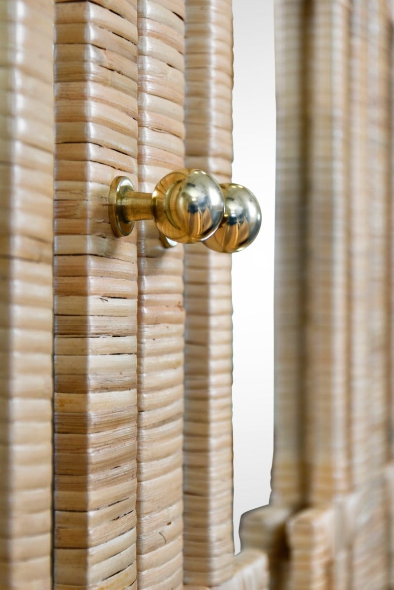 Worlds Away Granada Natural Buffet at Fig Linens and Home - Hardware Detail View