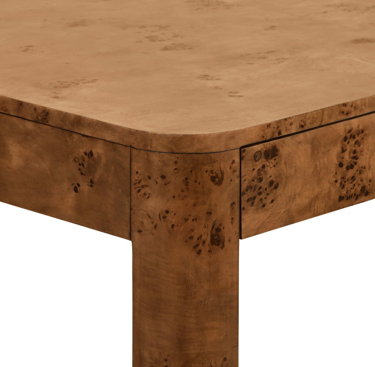 Jett Dark Burlwood Game Table by Worlds Away at Fig Linens and Home 4