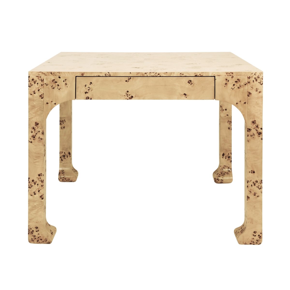 Kerry Burlwood Game Table by Worlds Away at Fig Linens and Home - View 2