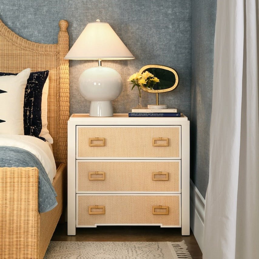 Radley Natural Side Table | Worlds Away Nightstands at Fig Linens and Home 1