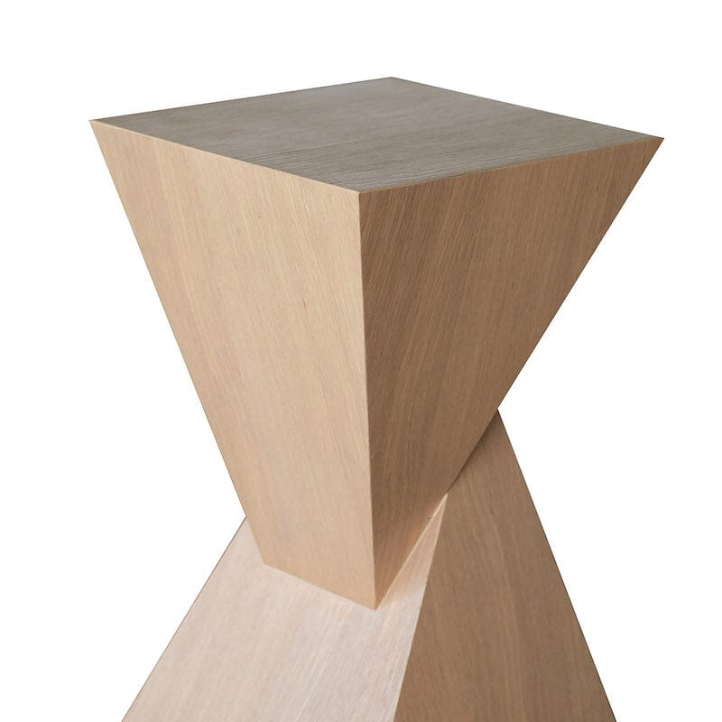 Scout Natural Oak Occasional Table by Worlds Away | Side Tables at Fig Linens and Home 3