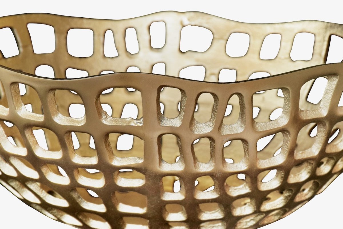 Sierra Decorative Bowl | Worlds Away Home Decor at Fig Linens and Home - Detail View