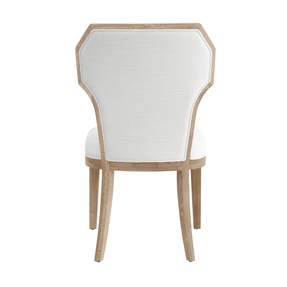 Tally Cerused Oak Dining Chair | Worlds Away Seating at Fig Linens and Home - Back of Chair View