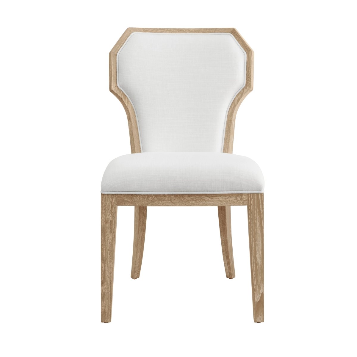 Tally Cerused Oak Dining Chair | Worlds Away Seating at Fig Linens and Home - Front View