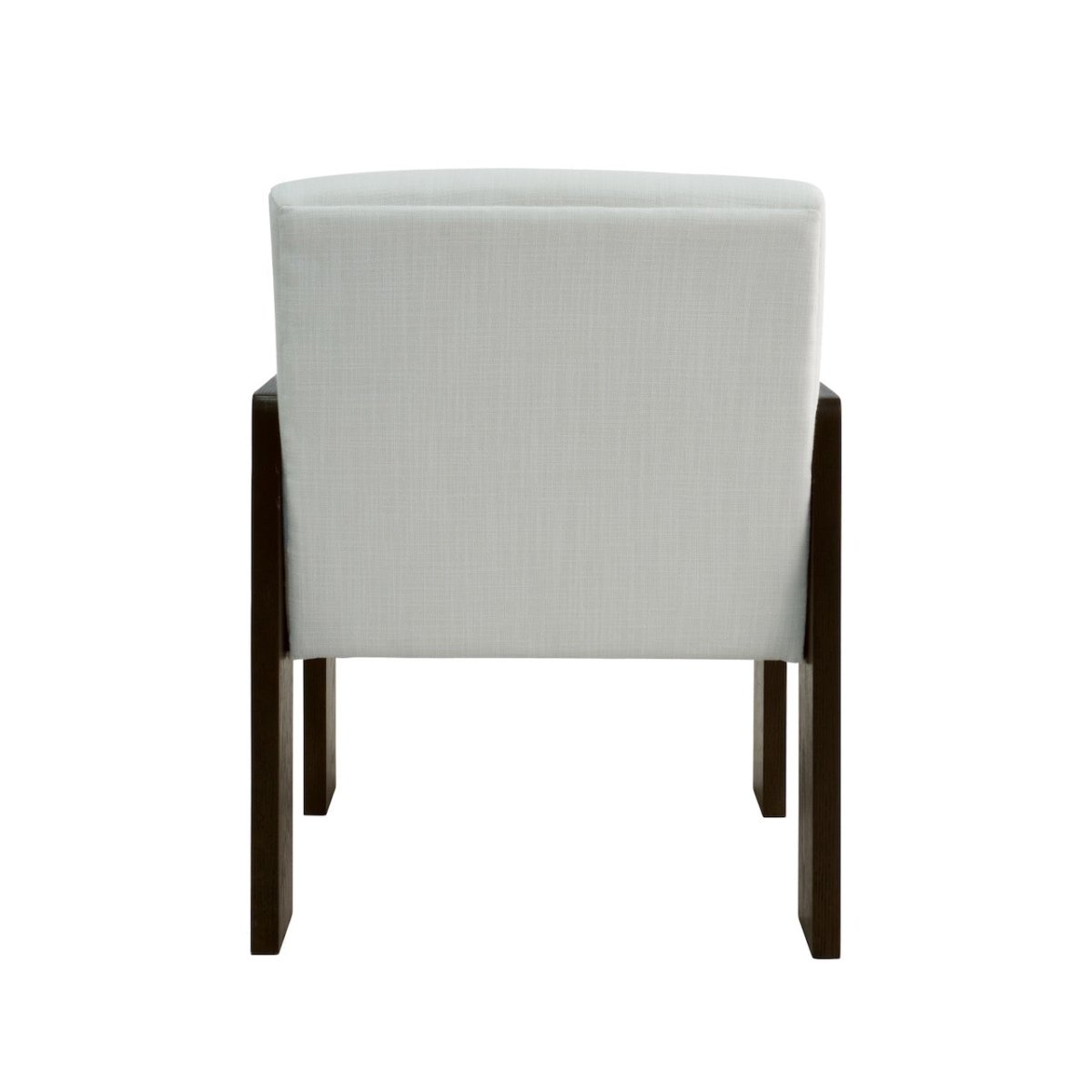 Worlds Away Astor Espresso Oak Dining Chair - Back View