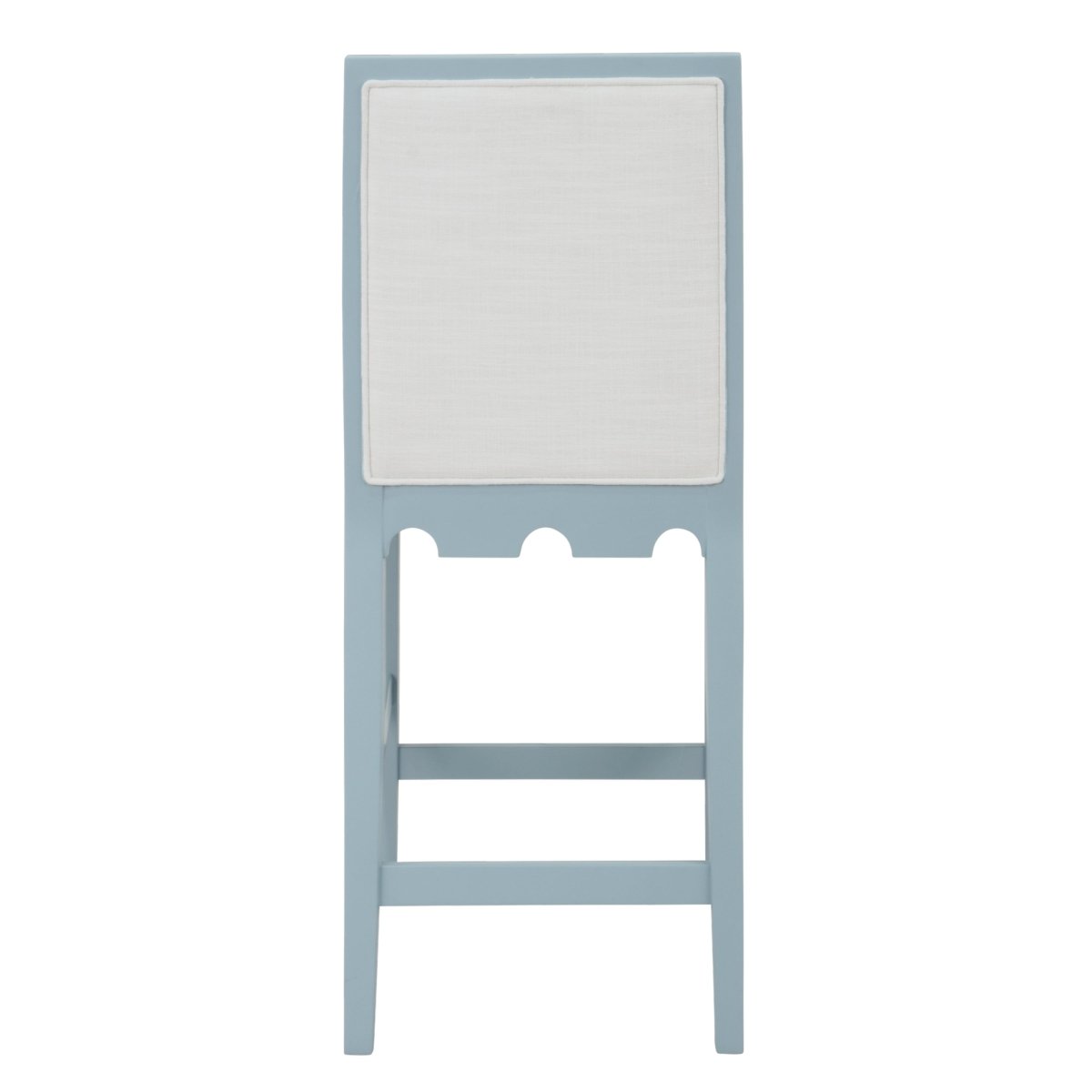 Worlds Away Lanister Light Blue Bar & Counter Stool 40.25"H x 19.25"W x 22.25"D Light Blue at FIG LINENS AND HOME 3