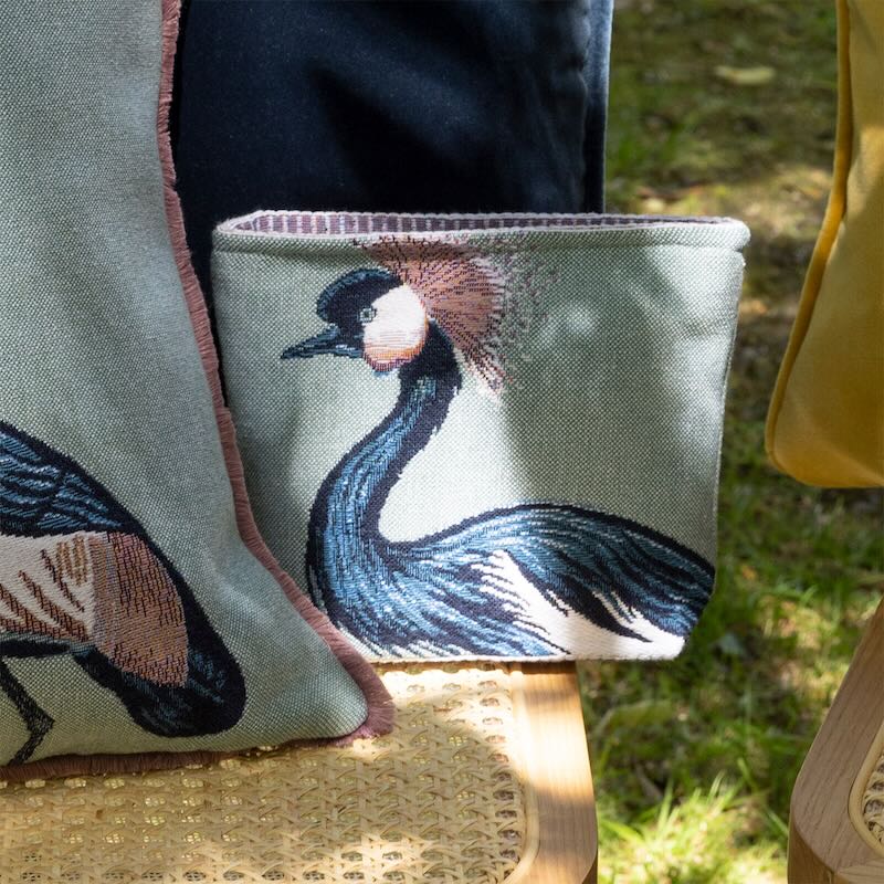 Altesses Celadon Yves Delorme Tote Tote 7 x 9 Celadon at FIG LINENS AND HOME 2