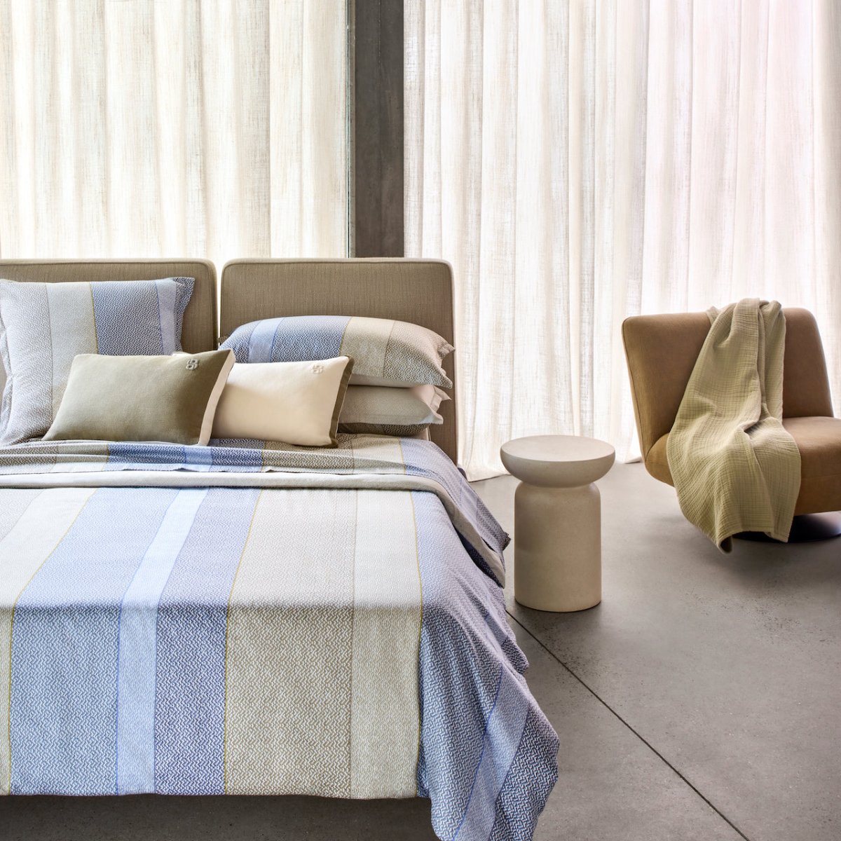 Hugo Boss Home Alvorada Bedding | Yves Delorme Sheets & Duvet Covers at Fig Linens and Home 1
