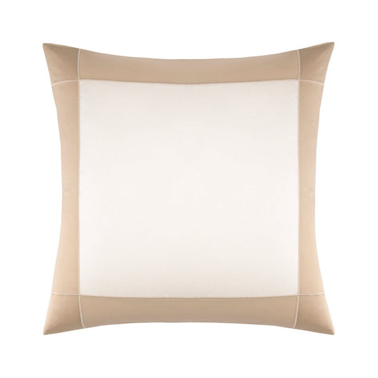 Apollon Dune Pillow Sham by Yves Delorme Euro Sham Dune at FIG LINENS AND HOME 1