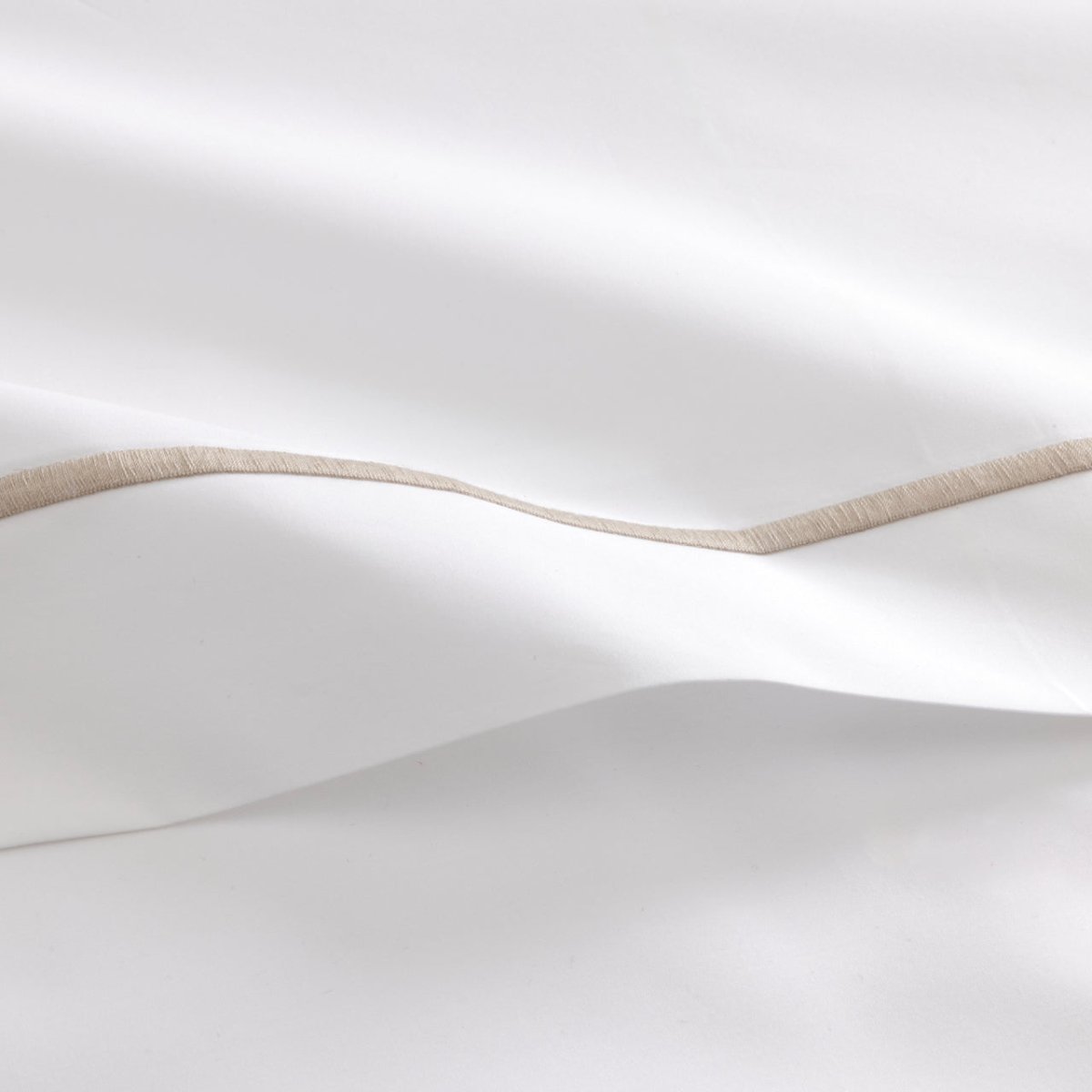 Athena Loutre Flat Sheet by Yves Delorme King Flat Sheet Loutre at FIG LINENS AND HOME 2