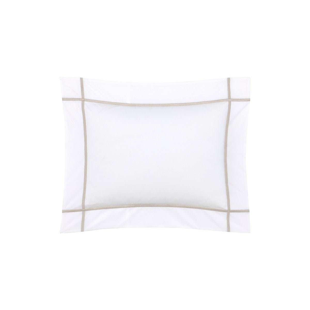 Athena Loutre Sham by Yves Delorme Boudoir Sham Loutre at FIG LINENS AND HOME 3