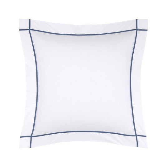Athena Outremer Pillow Cover by Yves Delorme - Euro Square Sham at Fig Linens and Home