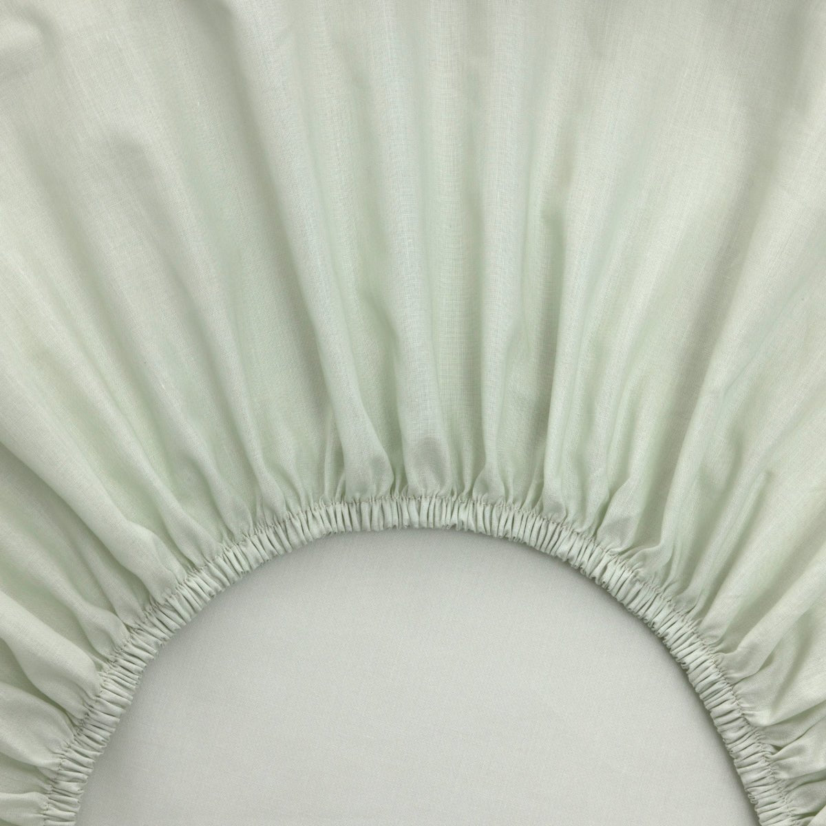 Fitted Sheet Elastic View - Batiste Amande Bedding by Yves Delorme at Fig Linens and Home