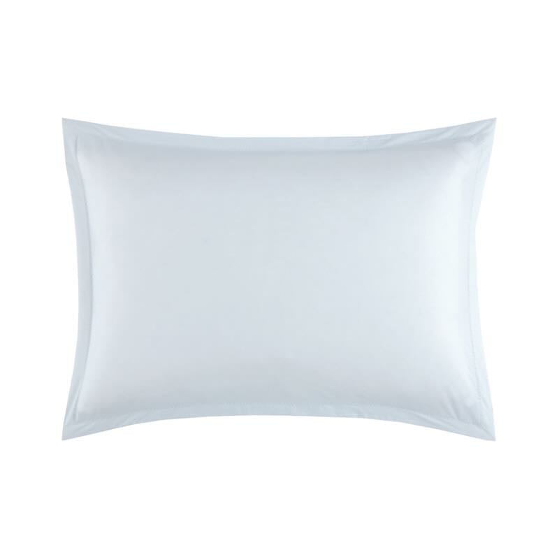 Batiste Aqua Bedding by Yves Delorme Pillowcase Standard (Single) 21 x 32 Aqua at FIG LINENS AND HOME 5