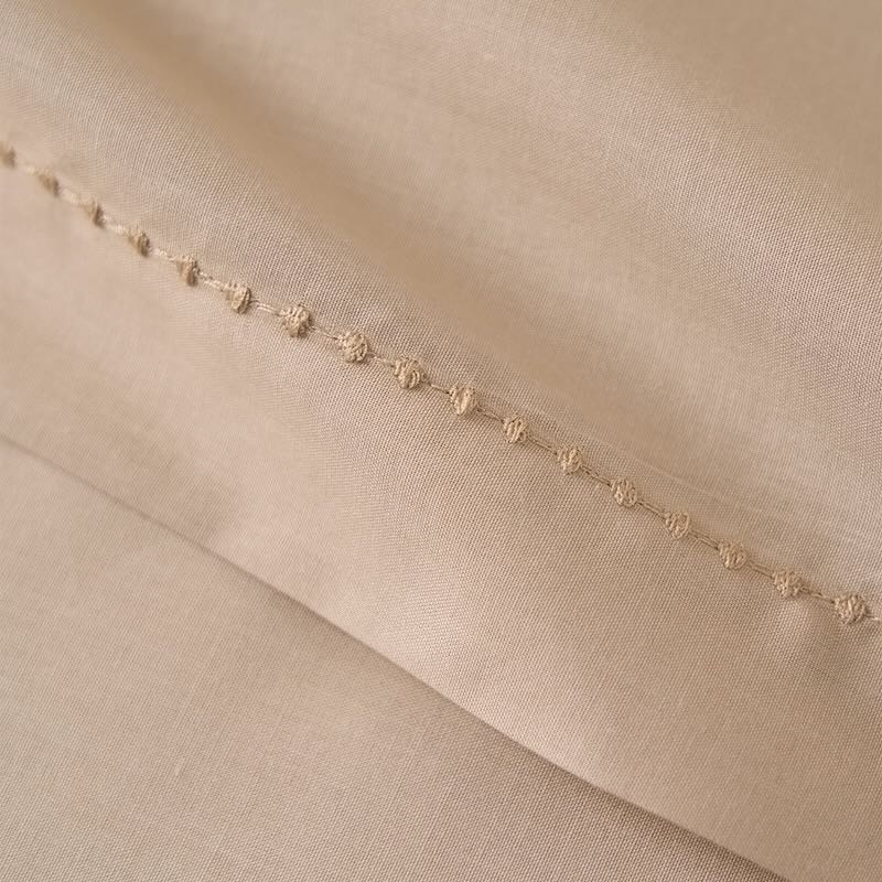 Batiste Biscuit Bedding by Yves Delorme Flat Sheet King 114 x 116 Biscuit at FIG LINENS AND HOME 25