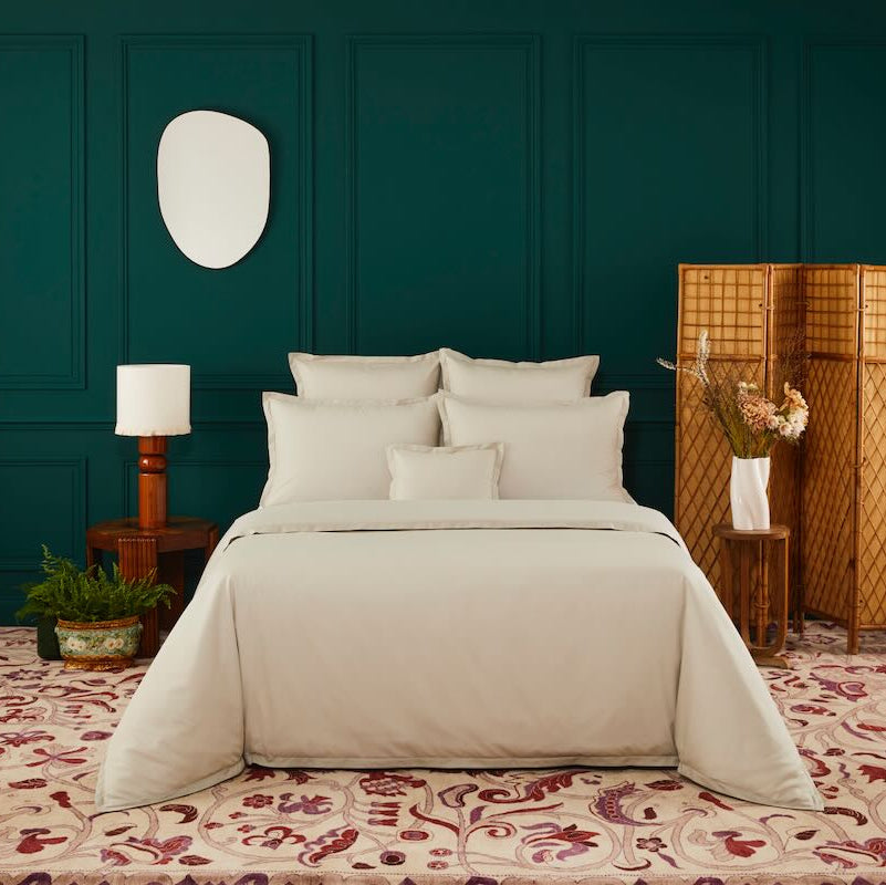 Batiste Seigel Bedding by Yves Delorme Duvet Cover Full/Queen 92 x 92 Seigel at FIG LINENS AND HOME 1