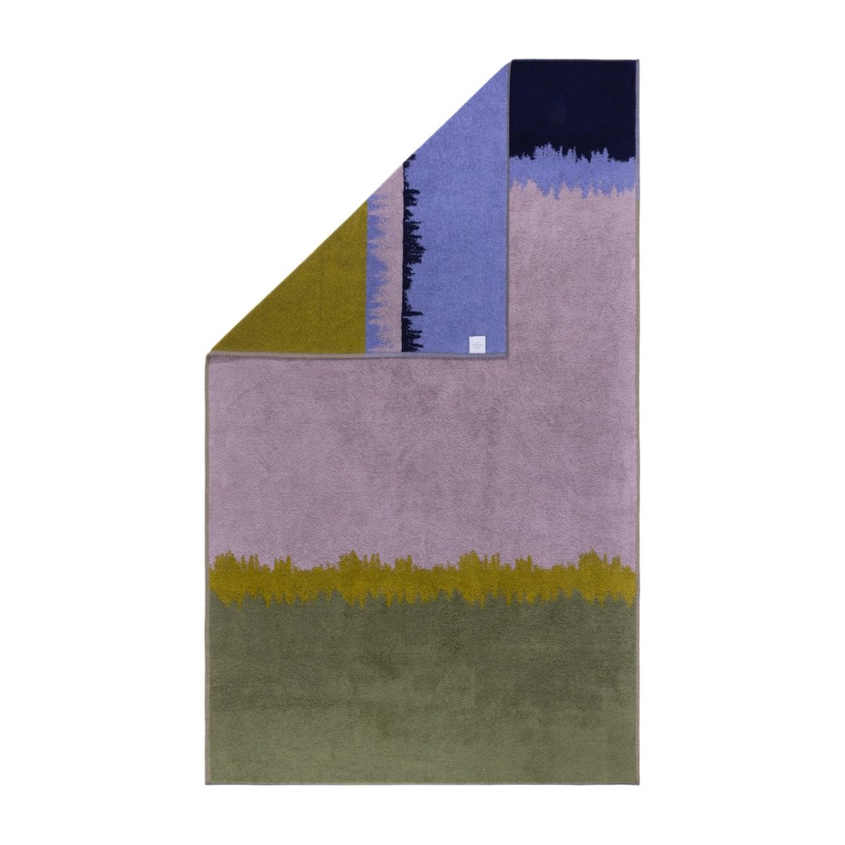 Brume Towels by Yves Delorme at Fig Linens and Home - Corner Fold 1