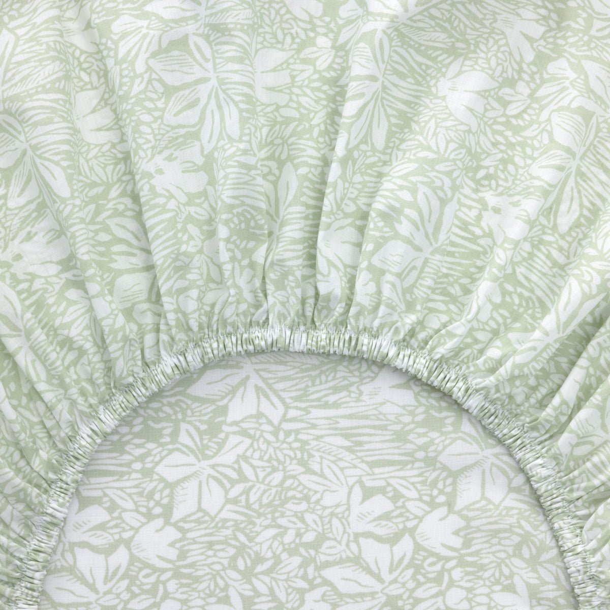 Capri Amande Organic Bedding by Yves Delorme Fitted Sheet King 79 x 81 Amande at FIG LINENS AND HOME 6