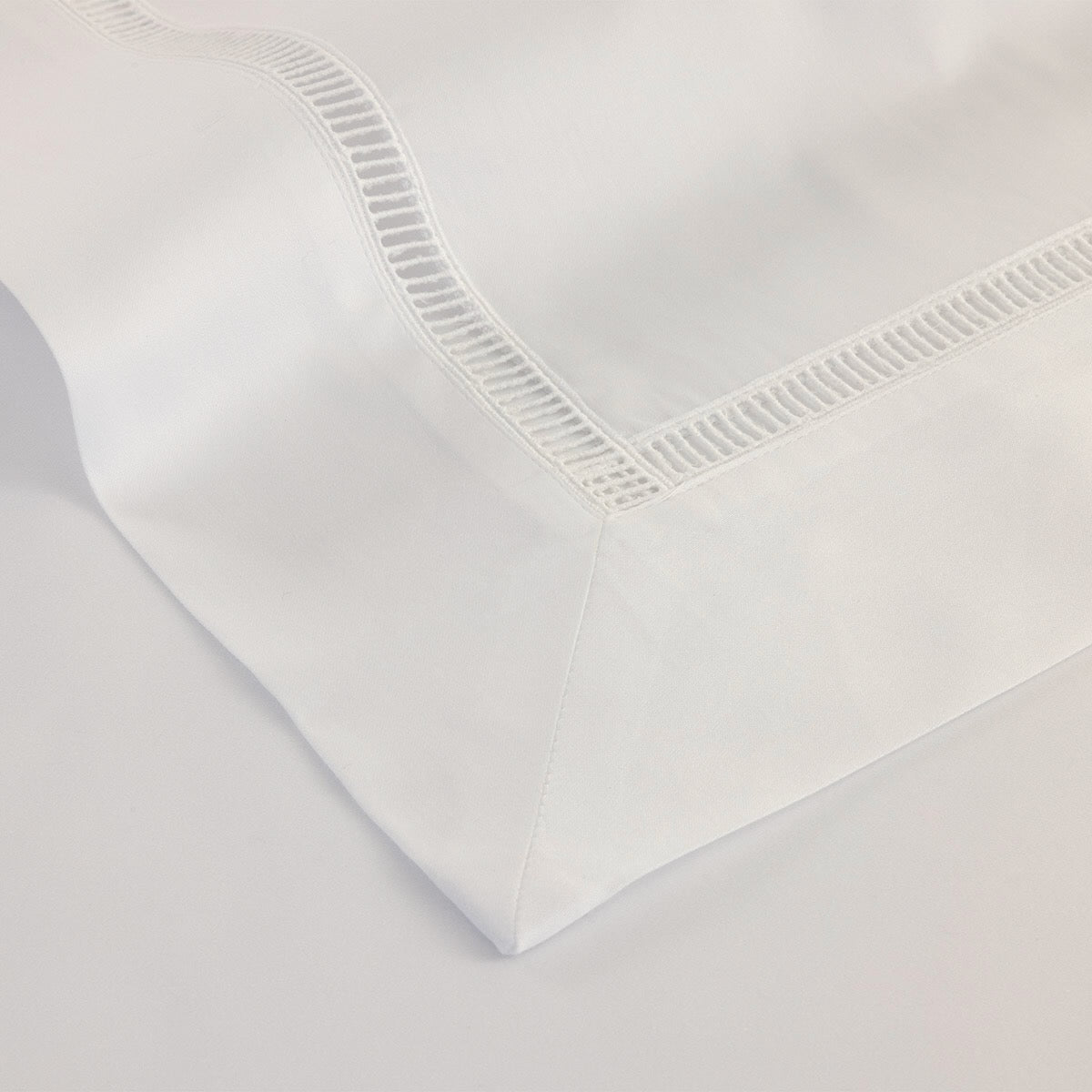 Duvet Detail - Colisee Organic Sateen Bedding by Yves Delorme at Fig Linens and Home