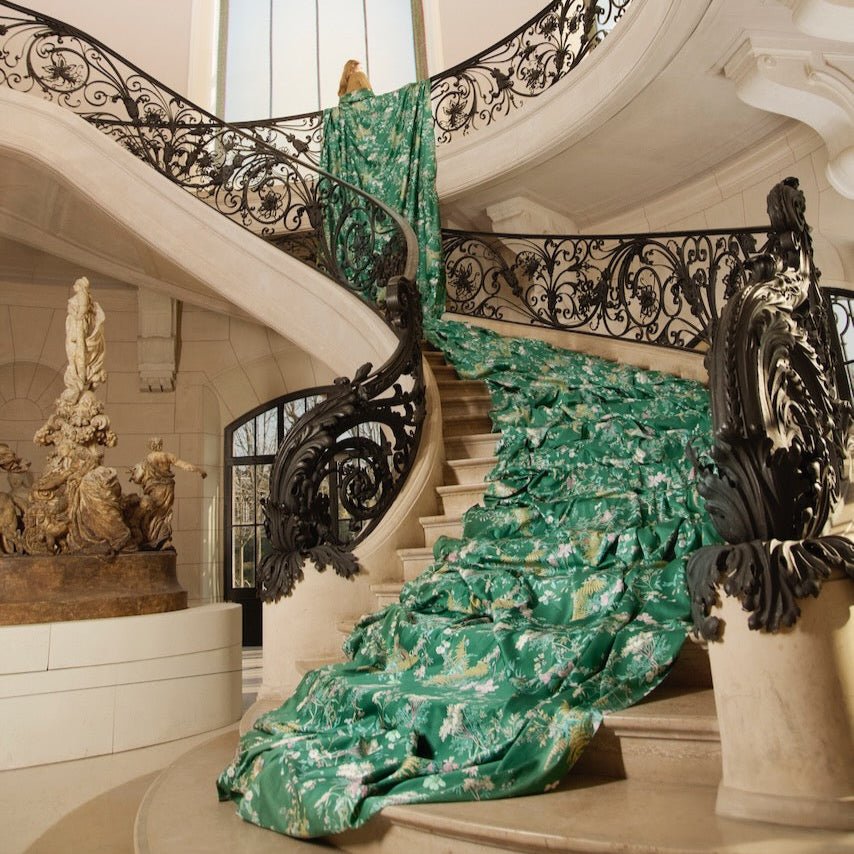 Contes Bedding by Yves Delorme Sham Boudoir (Single) 12 x 17 Emerald Green at FIG LINENS AND HOME 24