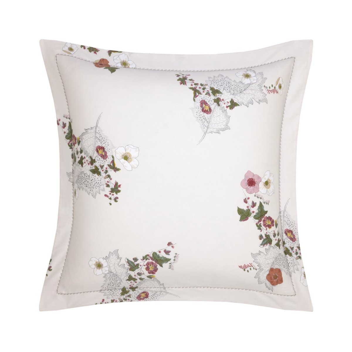 Corolles Sham Euro (Single) 26 x 26 Yves Delorme