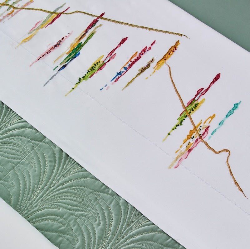 Diane Bedding by Yves Delorme Couture | Flat Sheet Detail 1 at Fig Linens and Home