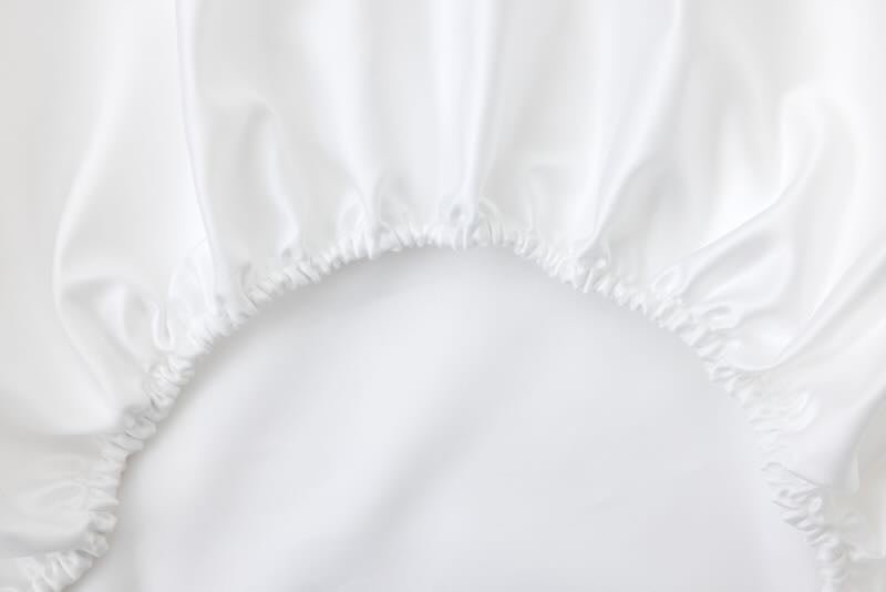 Fitted 2 Prodige Blanc Bedding by Yves Delorme Couture at Fig Linens and Home