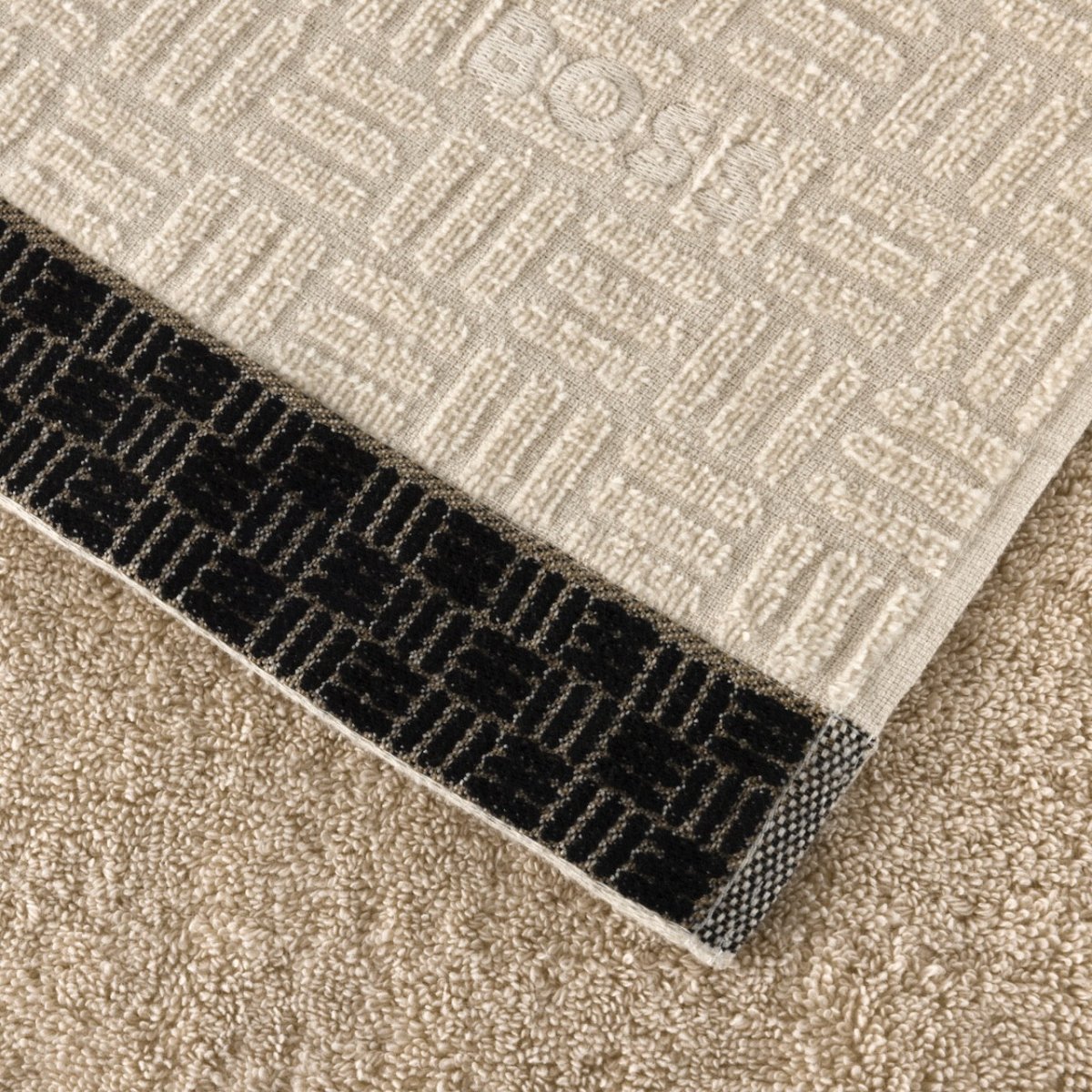 Dedale Towels by Hugo Boss Home at Fig Linens and Home - Detail 1