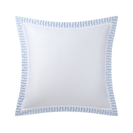 Dorian Blanc/Pastel Sham by Yves Delorme Couture - view 7
