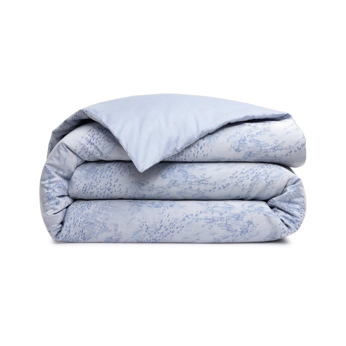 Ecumes Organic Bedding by Yves Delorme Sham Boudoir (Single) 12 x 17 Celeste and Marine Blue at FIG LINENS AND HOME 10