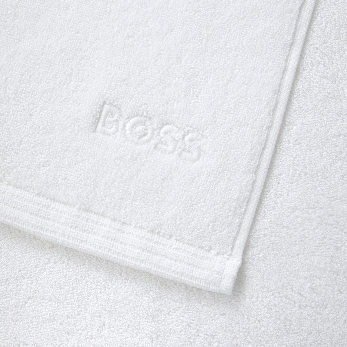 White Edge Towels by Hugo Boss Home | Yves Delorme Bath Collection at Fig Linens and Home 2