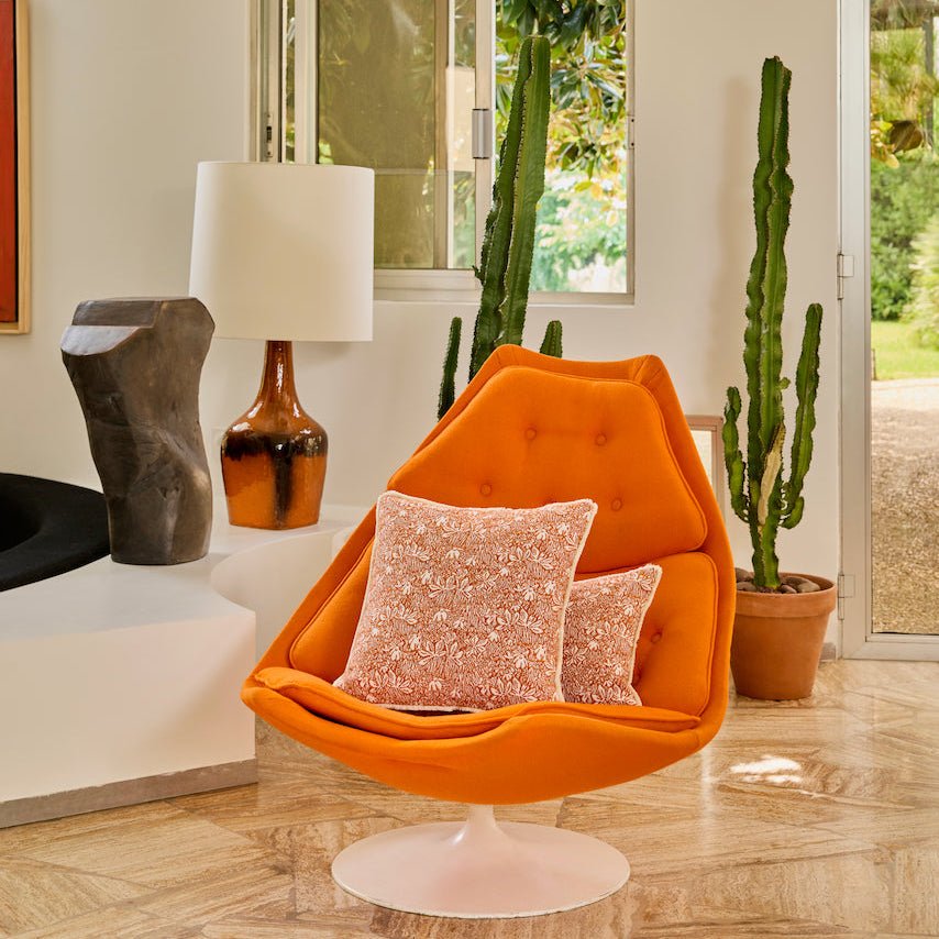 Eze Oranger Decorative Pillows by Yves Delorme Decorative Pillow 13 x 22 Oranger at FIG LINENS AND HOME 5