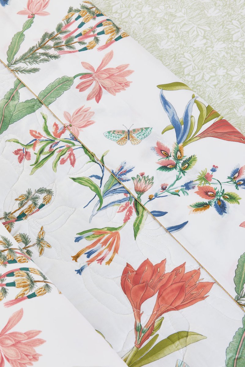 Eze Organic Bedding by Yves Delorme Flat Sheet King 114 x 116 Corail at FIG LINENS AND HOME 5