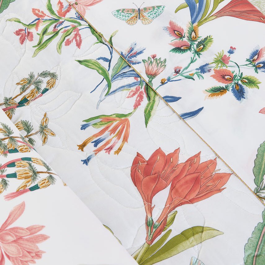 Eze Quilted Coverlet by Yves Delorme Quilted Coverlet Queen 98 x 98 Multi at FIG LINENS AND HOME 3