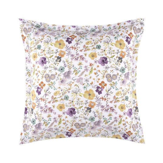 Fleurs Sham by Yves Delorme Euro Sham Multi at FIG LINENS AND HOME 1